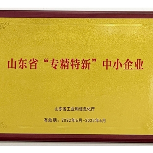 山東省“專精特新”中小企業
