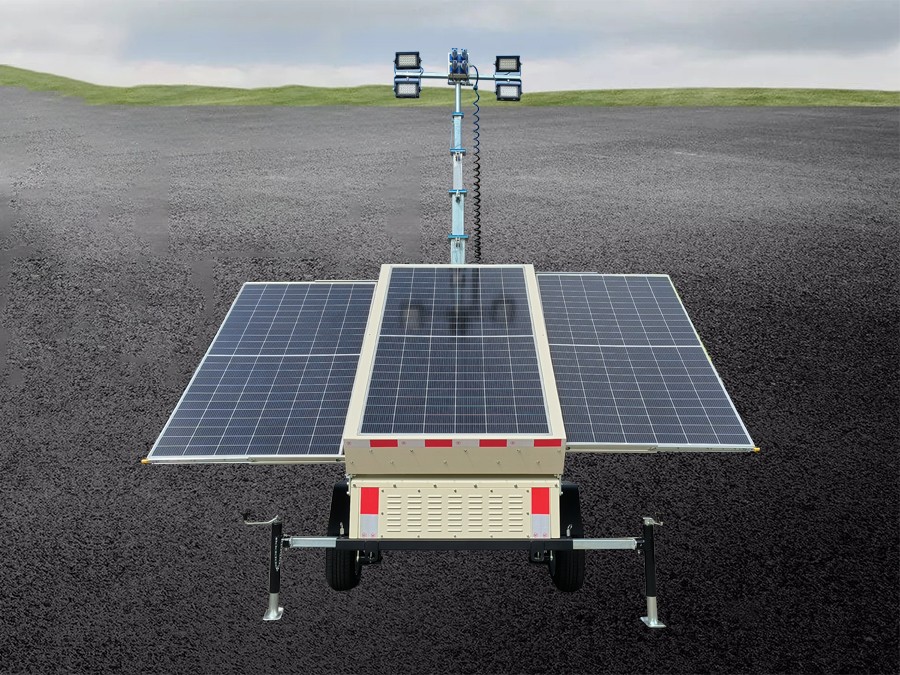 太陽(yáng)能照明車4TNVE600